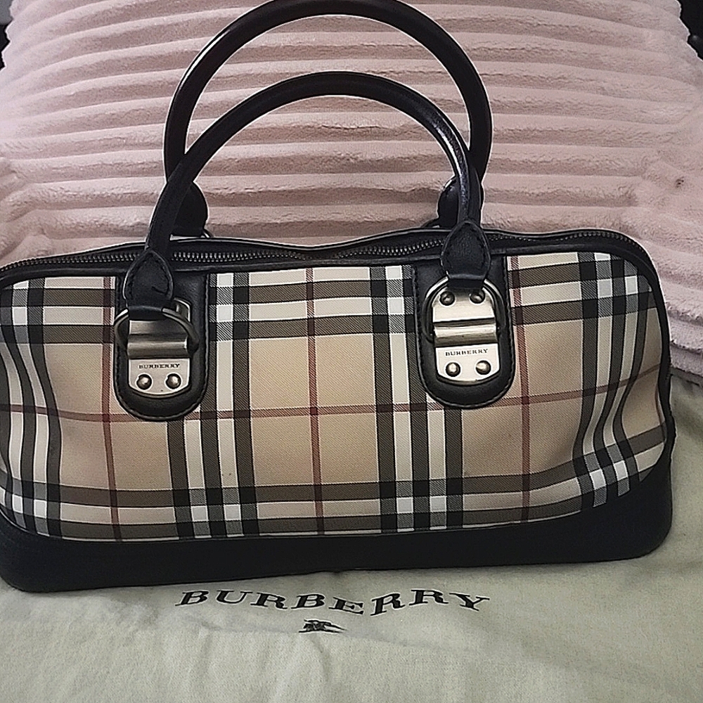 Burberry Plaid Handbag